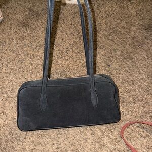 Madewell Suede Top Zip Shoulder Bag